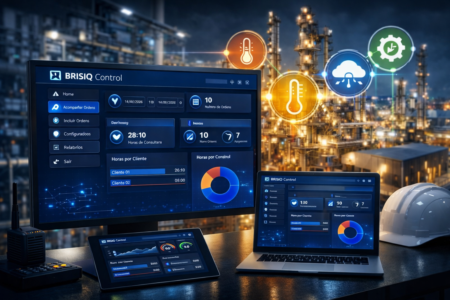 Painel de controle